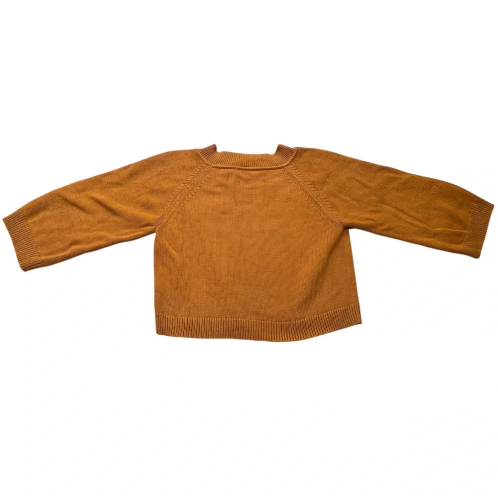 J. Crew Relaxed-sleeve Boatneck Beach Sweater Camel Tan‎ Size Small